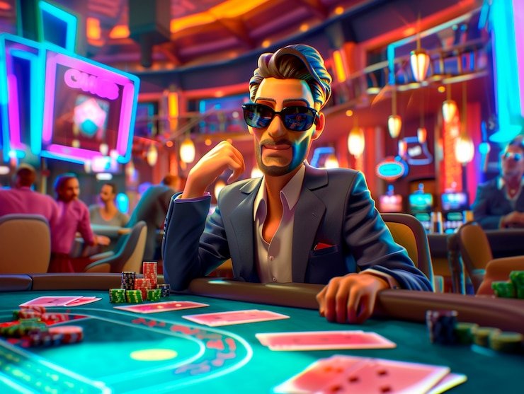 Nuansa meja Texas Holdem di naga223